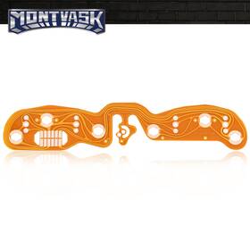Mmo521820 2014mmotor Fit For 1987-1991 Jeep Wrangler Instrument Panel Printed Circuit Board Orange