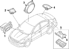 28157-3ta2b Nissan Genuine Oem Pkg Tray Speaker