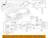 3c0857942 Volkswagen Vw Oem Cc Instrument Panel Bezel Retainer Clip