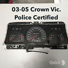 5w73-10849-dh Ford Crown Victoria Speedometer Cluster