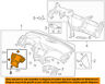 77610tz3a01za Honda Acura Oem Tlx Dash Ac Vent Center Outlet
