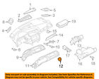 8k1857289b Audi Oem Quattro Instrument Panel