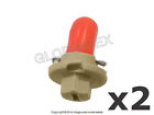 910146 000000 Mercedes Dashboard Instruments Red Bulb Brown Base Genuine New Warranty