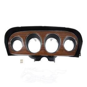 C9zz-10838-c Acp 69 Mustang Deluxe Interior Woodgrain Instrument Cluster Bezel - C9zz-10838 C