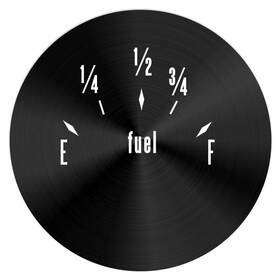 062753 Aia Instruments American Classic Series Fuel Level Black Face