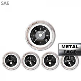 8562 Aia Instruments 5 Ga. Set Sae Amer Clasic Black Iii White Nedl Chrom Trm Rngs Kit Diy