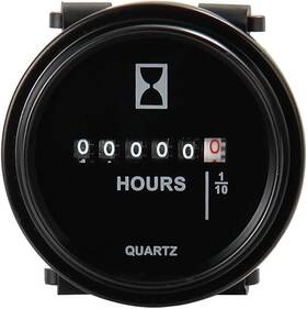 8-80v Aimilar 723497063029 Mechanical Hour Meter Gauge - Professional Engine Hourmeter Dc For