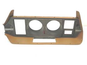 3646169 Amc Vintage Used 1969 Ambassador Tan Brown Dash Bezel Trim Cluster #3646169