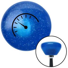 M16x1.5 American Shifter Company 184764 Black Instrument Gauge Blue Retro Metal Flake Shift Knob With Insert Auto