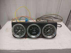 111j89sr Amp Auto Meter Gauge Set Cluster Oil Water