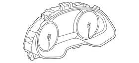 80a-920-880-n Audi Genuine Cluster Assembly