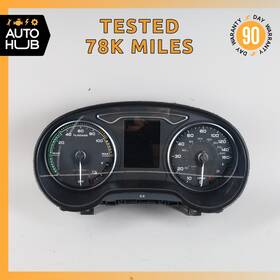 A8v0920972h Audi 16-18 8v A3 E-tron Instrument Cluster Speedometer Oem 78k