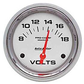 Auto Meter 460741423696 200757-35 Pro-comp Ultra Lite Marine Voltmeter Diameter 2-5/8 Range