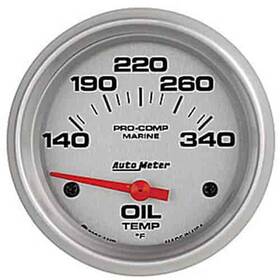 Auto Meter 460741425812 200765-33 Pro-comp Ultra Lite Marine Oil Temperature Gauge Diameter