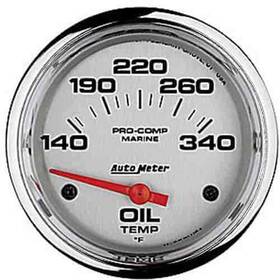 Auto Meter 460741425980 200765-35 Pro-comp Ultra Lite Marine Oil Temperature Gauge Diameter