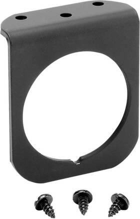 Am2236 Auto Meter 2-1/16 Inch Black 1-hole Gauge Mounting Panel