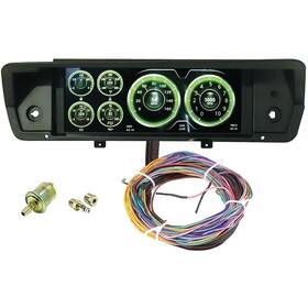 Am7009 Auto Meter 1972-76 Dodge Plymouth A-body Invision Lcd Digital Dash And Bezel Set Direct
