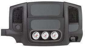 15021 Autometer Gauge Mount Dash Console Bezel Triple 2-1/16 Inch