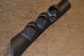 17205 Autometer 98-02 Dodge Ram Triple Gauge A-pillar Mount Auto Meter Works Black
