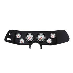 2132-09 Autometer Phantom 6 Gauge Set Tach/mph/fuel/oilp/wtmp/volt Fits Camaro