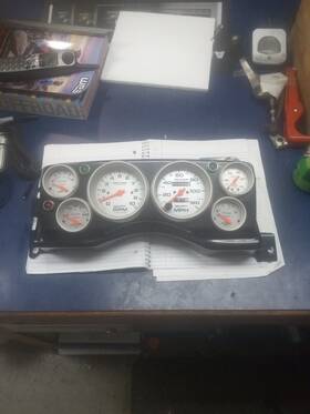 2924-14 Autometer Ultra-lite Ii Direct Fit Gauge Kit Fits 87-89 Mustang