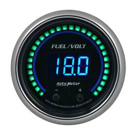 6709-cb Autometer Cobalt Gauge Fuel/volt 2-1/16 Inch Two Channel Selectable