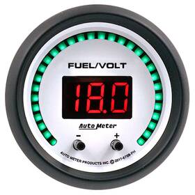 6709-ph Autometer 6709 Ph Phantom Elite Digital Fuel Level Voltage Gauge