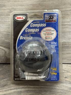 Mount-a4 Bell 02110-1w Lighted Compass Car Truck Dash Windshield Or Console