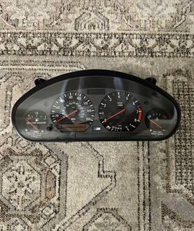 2497710 Bmw 1993-1996 E36 M3 5 Speed Manual Instrument Speedometer Cluster Gauges Oem