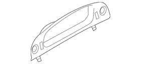 51-45-8-159-735 Bmw Genuine Cluster Bezel