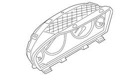62-10-8-718-281 Bmw Genuine Instrument Cluster