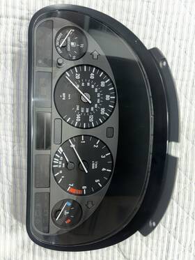 62116907017 Bmw 2001-2003 E39 525 528 530i Speedometer Instrument Cluster Oem