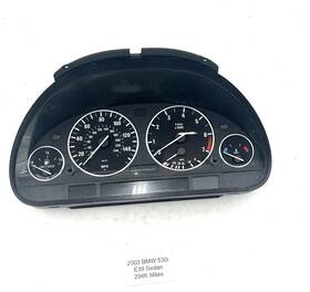 62116942197-25075 Bmw 99-03 525i 528i 540i E39 Speedometer Speedo Instrument Cluster 6942197 Oem