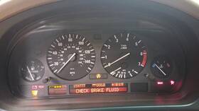62119155811 Bmw E39 540i Instrument Cluster Gauge Mph Manual Odometer Oem 159k Miles