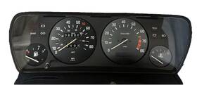 6213-1366828 Bmw E21 320i Instrument Gauge Cluster Speedometer Mph Km/h Oem 88k Miles 82