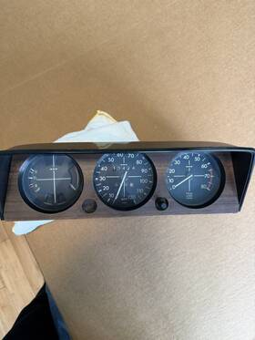 62211357647 Bmw E10 2002 2000 2002tii 1802 1602 Instrument Cluster Odometer Very Clean