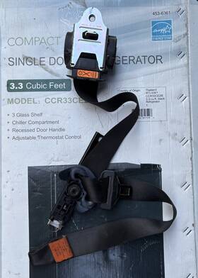 72117068852 Bmw 2000-2006 E46 323ci 325ci 330ci M3 Front Right Seat Belt Oem