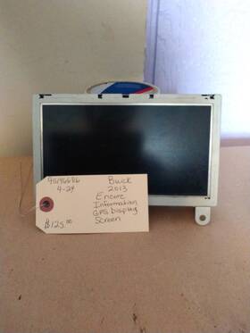 Buick 95196686 2013 Encore Infotainment Display Silver Oem