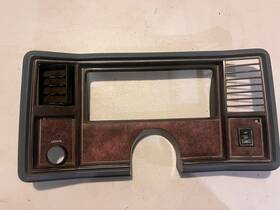 14042714 Chevrolet 1978-1987 Malibu El Camino Monte Carlo Gauge Cluster Bezel Blue Wood