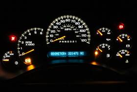 15287371 Chevrolet 06-07 Chevy Gm 1500 2500 2500hd Trans Temp Instrument Cluster H6rf 221k