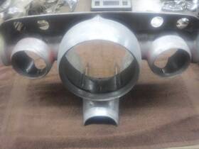 1534733 Chevrolet 1957 B/a 210 And 150 Bare Gauge Cluster Housing Used Oem