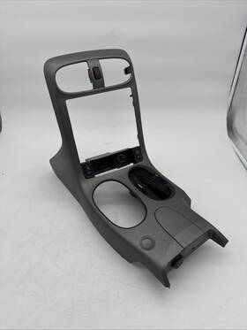 2454658 Chevrolet 2005-2007 C6 Corvette Silver Radio Surround Dash Console Trim Bare Cracked