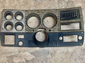 347224 Chevrolet Oem 1973-75 Chevy Truck Blazer A/c Woodgrain Dash Gauge Bezel C10 C20 K5 K10