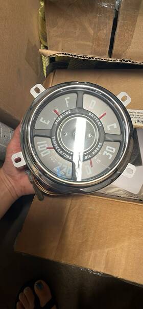 Chevrolet 47-9620-asm 1947 To 1953 Gmc Truck Chevy Suburban Gauges Dash Cluster Oem Pickup Panel New