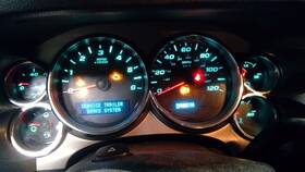 257-05593 Chevrolet Truck Speedometer Cluster Kph Canada Market Fits 09-11 Silverado 1500 Pickup 10276093