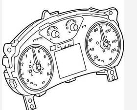 84609397 Chevrolet Truck 2019 Colorado Speedometer Cluster Mph Oem