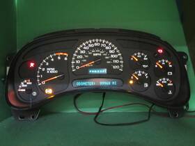 15135670 Chevy 03-04 Silverado Sierra M74 Instrument Gauge Cluster Mileage Prog Rebuilt 2008