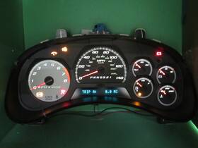 25933644 Chevy 06-08 Trailblazer Ss Instrument Gauge Cluster Speedometer Mileage Prog Rebuilt