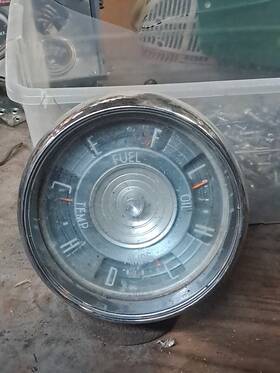 1841245 Chrysler 1959 Nos Mopar Gauge Cluster New Yorker Windsor Saratoga 300