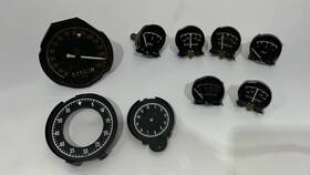 2857172 Chrysler 1968-70 Lot Of 8 Mopar B Body Rallye Gauges Instrument Panel Cluster Clock Fuel